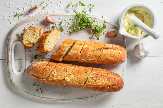 Bärlauch, Kräuterbutter, Backen, Frühling, Rezept, Brot, Vorspeise, Beilage